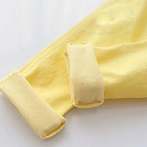 3-12-year-old girls pencil pants elastic baby Leggings 2024 new slim fit children's Leggings solid color imitation jeans