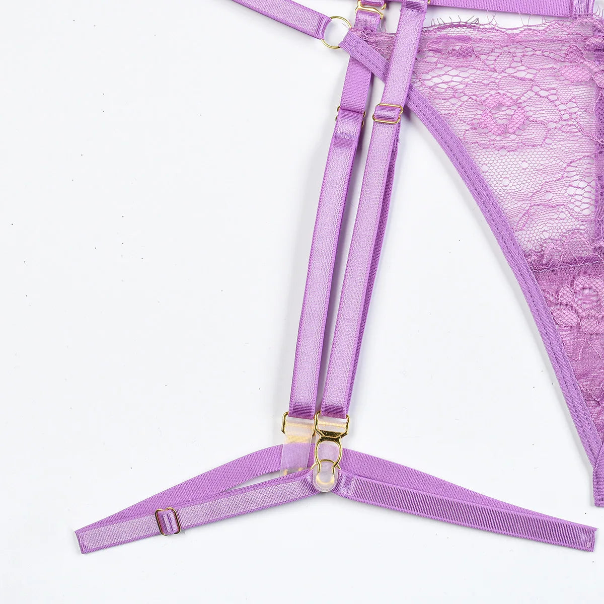 Diccvicc Beautiful Lingerie Eyelash Elegant Transparent Lace Bra Panty Set Floral Embroidery Women Sexy Underwear Exotic Outfit