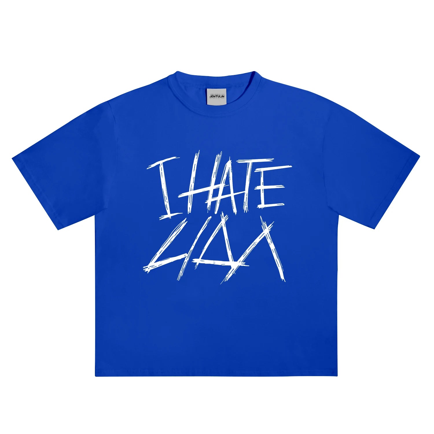 Hip Hop Streetwear Oversized Men Clothing Short Sleeve I Hate Lida Graphic Print Y2k Tops Tee Harajuku Goth Korean Tshirt Cotton