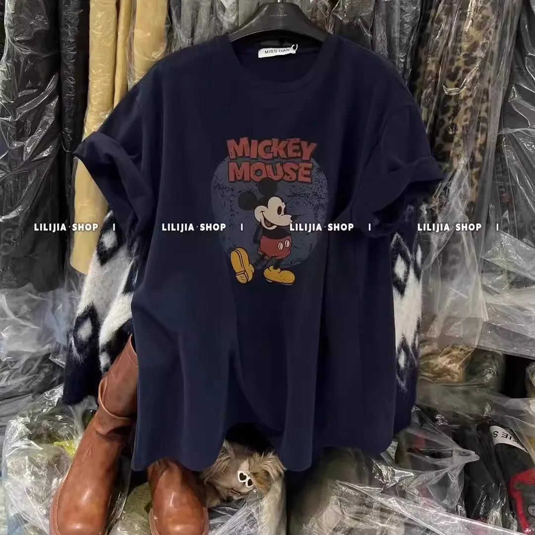 Summer Vintage Pure Cotton ort Sve T-irt Printed Cut Label Returned from Outlet Online Orders Men's Faion Sun Protec...