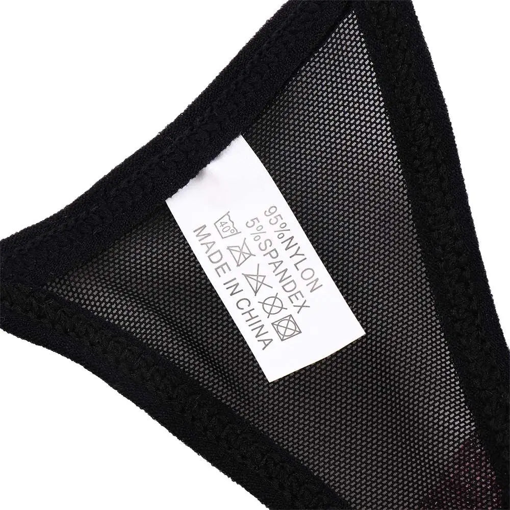 Ladies Sexy Embroidery Hollow Out Lingerie Transparent Underwear Panties Brief Panty