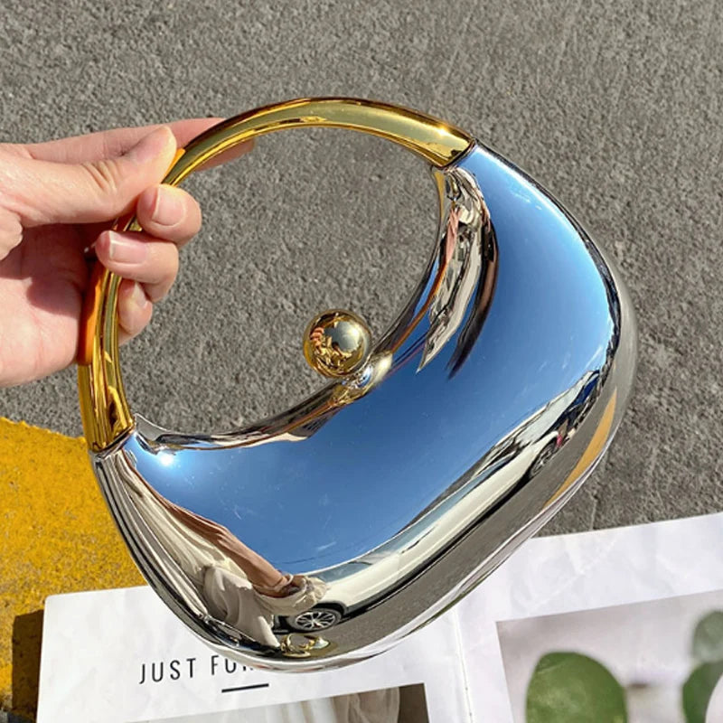 New Fashion Banquet Bag Acrylic Shell Bag Gradient Lipstick Change Handbag Box Bag