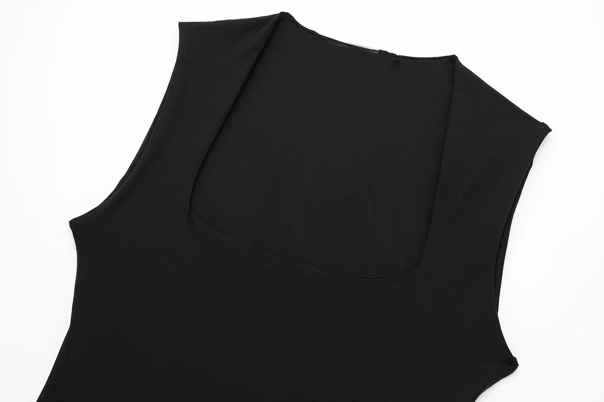 Black Body Woman Sleeveless White Bodysuit Women Square Neck Summer One Piece Swimsuits Sexy Lingerie Women's Bodysuit