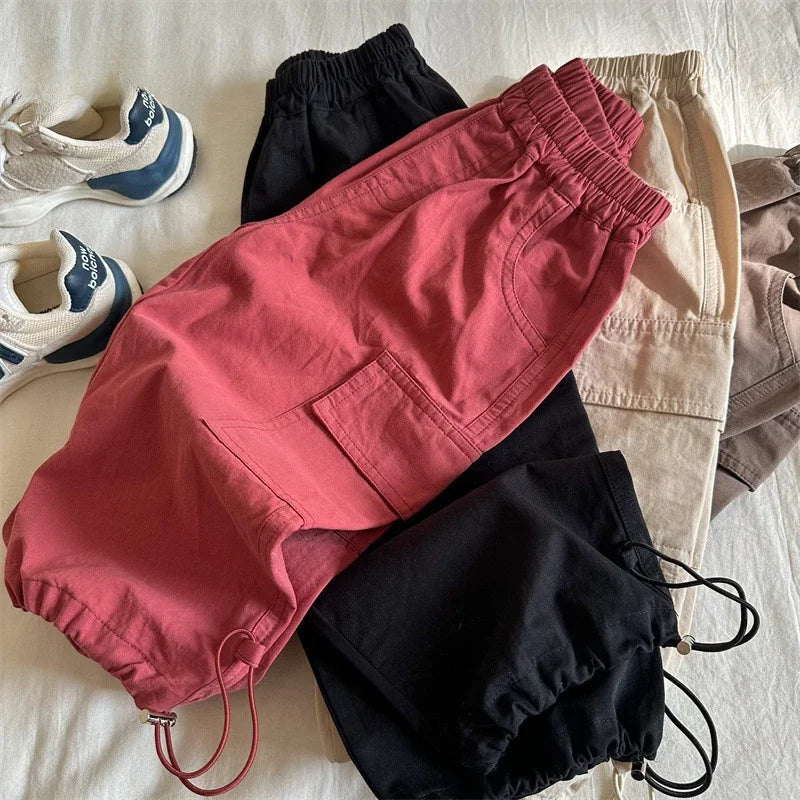 Kids Pants Girdle Overalls Baby Wide Leg Pants Girls Pants Teenage Girls Clothing Cargo Winter Clothes for Boys