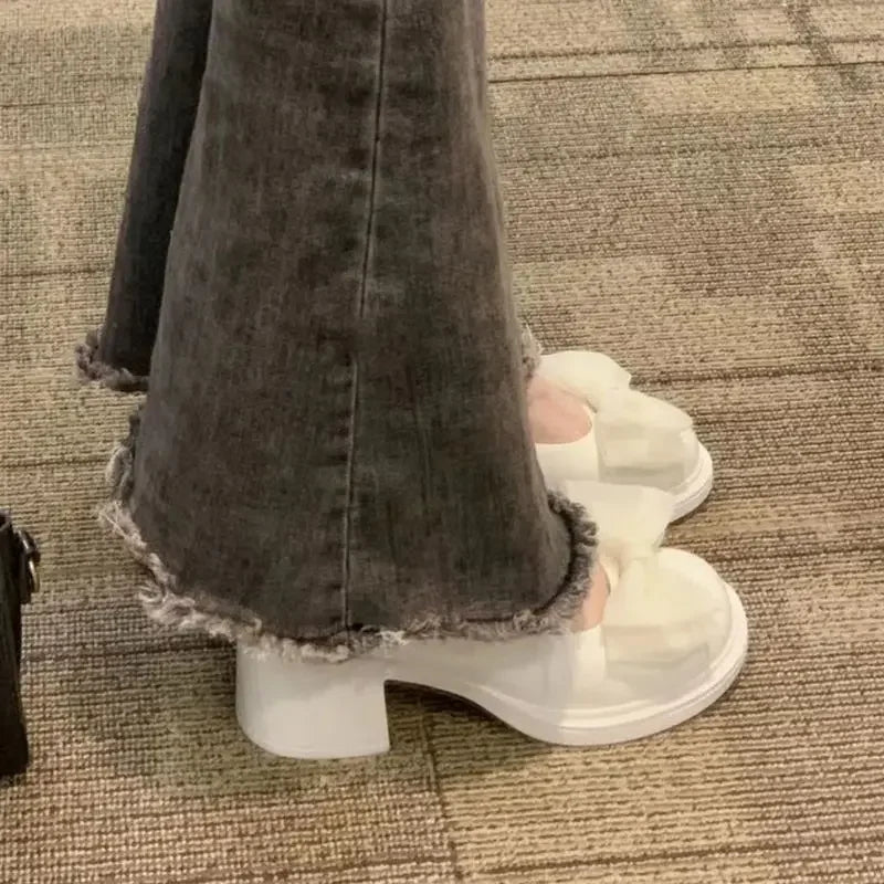 French Mary Jane Women's 2025 Spring Unique Gentle High Heels Versatile British Style Small Leather Shoes for Evening Wear