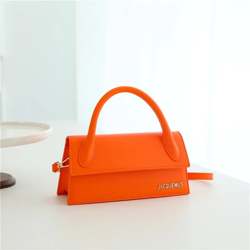 2025 Niche Design! Stylish Flap Small Square Bag - Handheld/Shoulder/Crossbody 3-Way Carry, Premium Leather Texture
