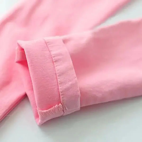 3-12-year-old girls pencil pants elastic baby Leggings 2024 new slim fit children's Leggings solid color imitation jeans