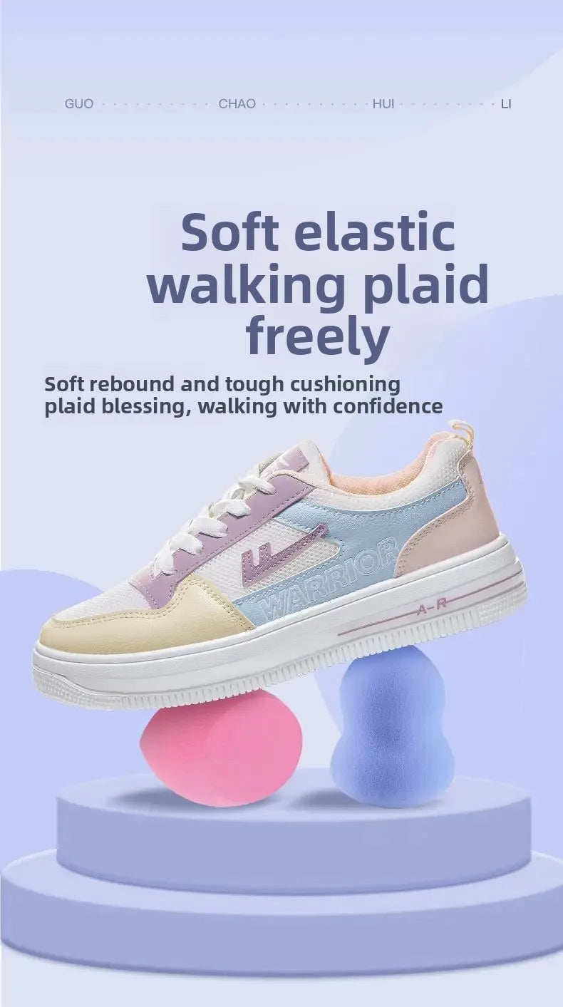 Women's Breathable Mesh Flat Bottom Sneakers Summer Fashionable Sporty Casual Slip-On Shoes Korean Style Versatile Trendy Flats