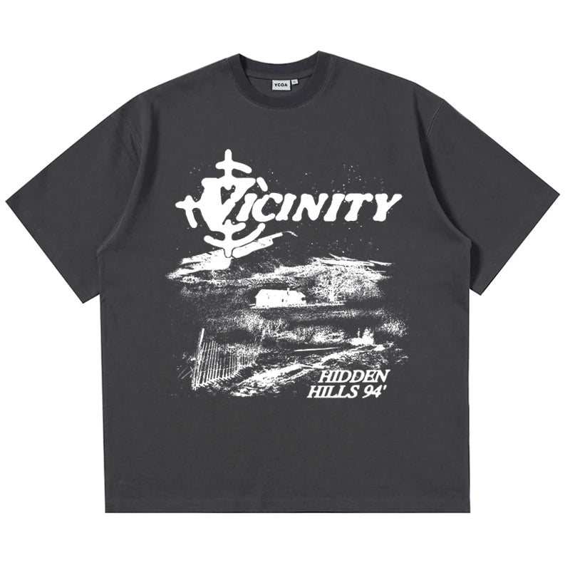 Men T-Shirt Cotton Tee Summer Letter Y2k Streetwear Vintage Aesthetic Harajuku Grunge Korean Fashion Graphic Oversized Clothing