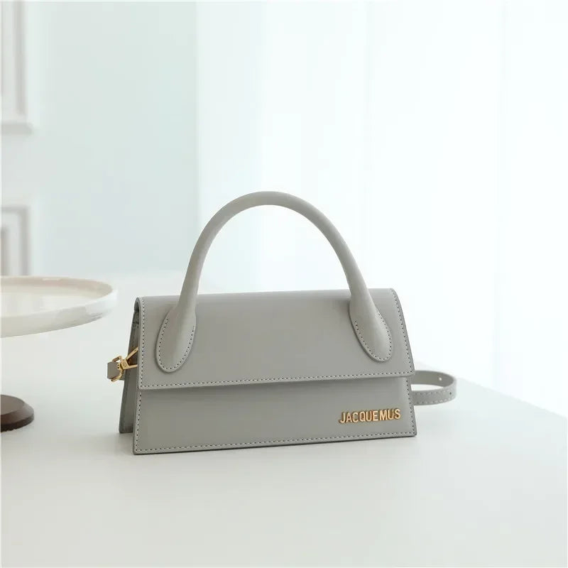 2025 Niche Design! Stylish Flap Small Square Bag - Handheld/Shoulder/Crossbody 3-Way Carry, Premium Leather Texture