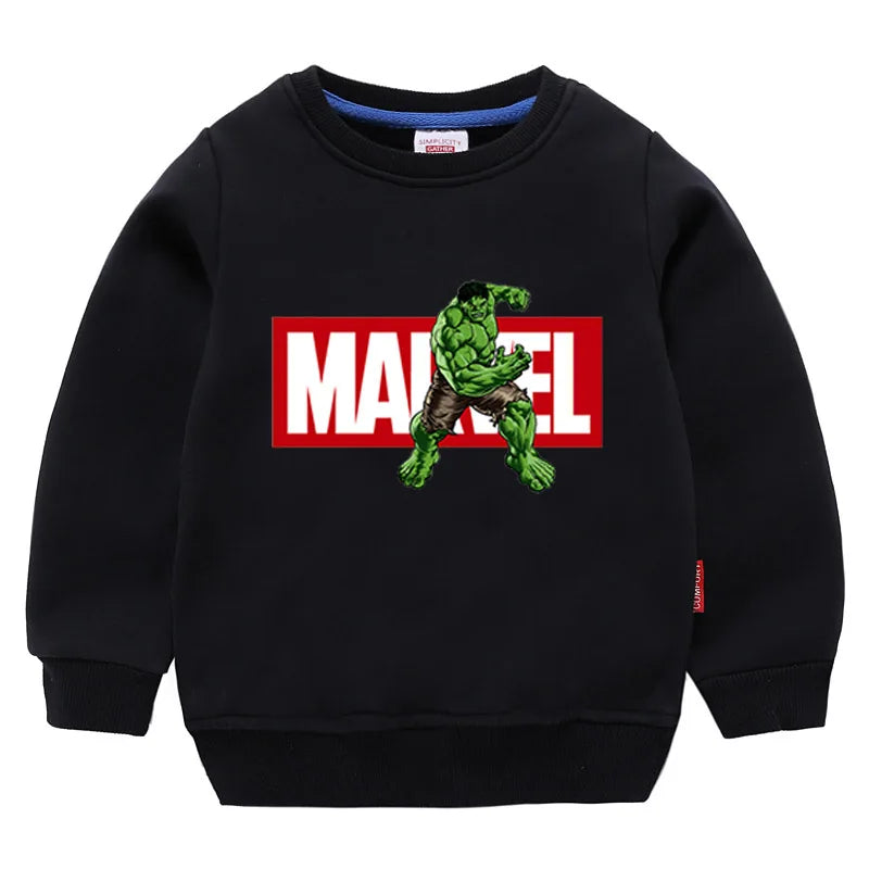 Hot Toys New Spring Autumn New Boys Cartoon Sweaters Children's Clothing Long Sleeve Knitwear Kids Jumper Top Outer Wear