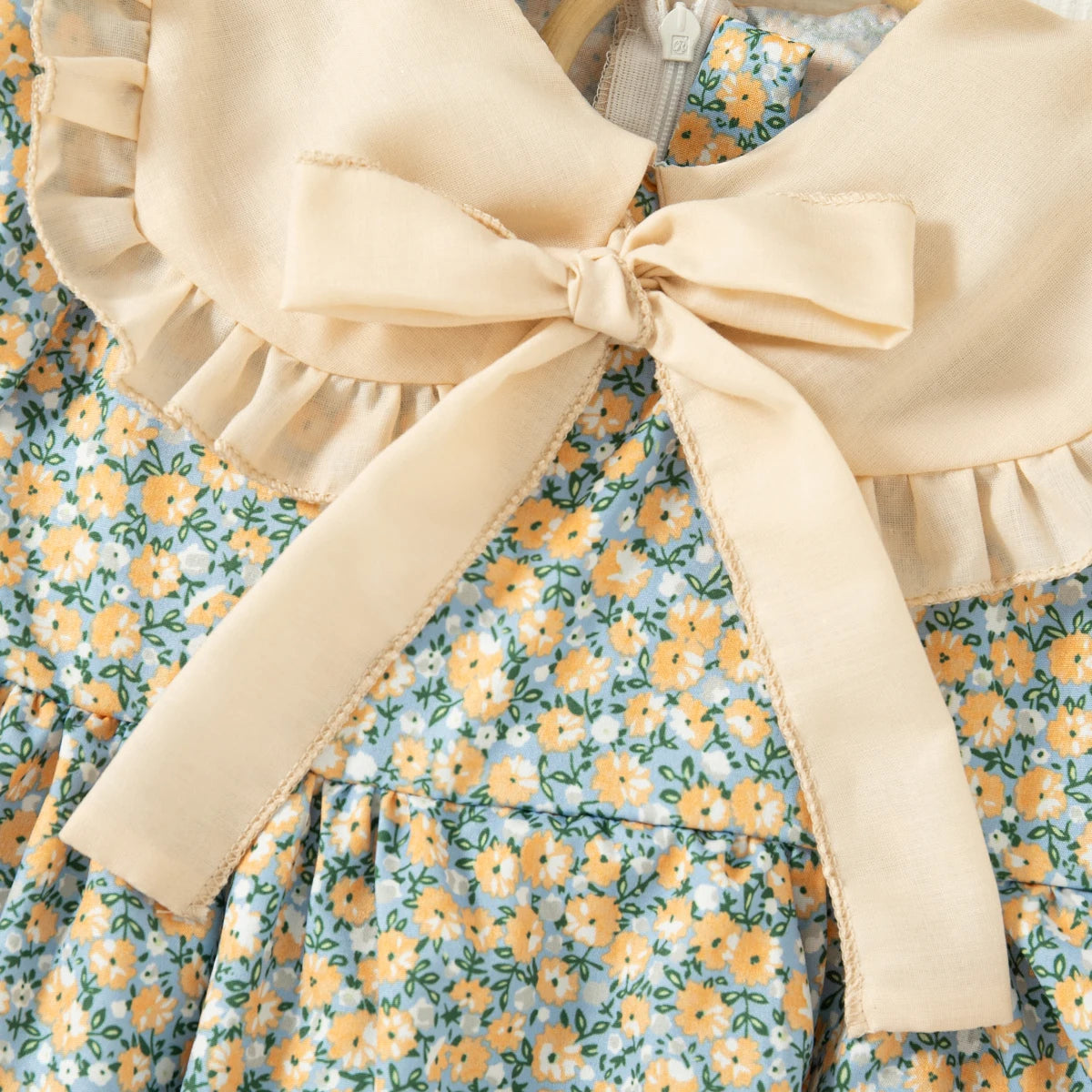 Baby Girl Dresses Summer Floral Bow Short Sleeve Girls Dresses Cute Cotton Girls Dresses Baby Clothes Girl 