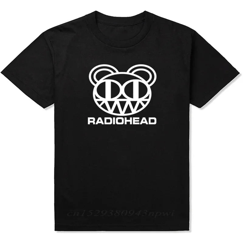 Radiohead T Shirt Men Vintage Classic Tees North America Tour Rock Boy women's tshirt Camisetas Hombre Hip Hop Street casual Top