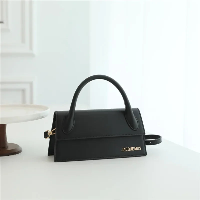 2025 Niche Design! Stylish Flap Small Square Bag - Handheld/Shoulder/Crossbody 3-Way Carry, Premium Leather Texture