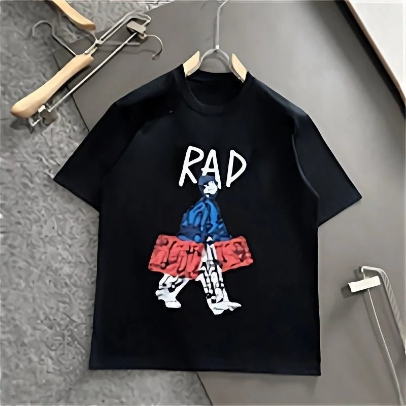 Cotton T-shirts Are Hot in Summer Loose and Comfortable Fashion Trend Men's 2025 New Tops Luxury Printing for Men and Women