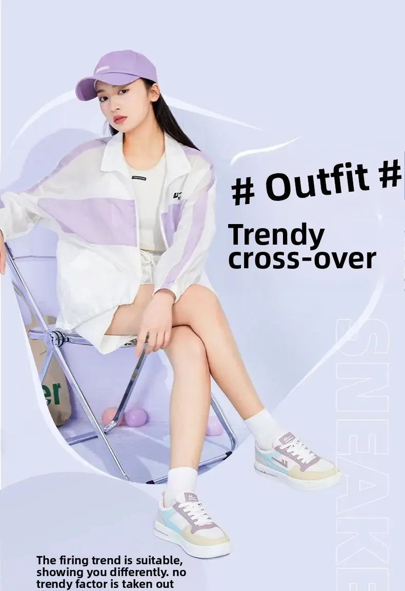 Women's Breathable Mesh Flat Bottom Sneakers Summer Fashionable Sporty Casual Slip-On Shoes Korean Style Versatile Trendy Flats