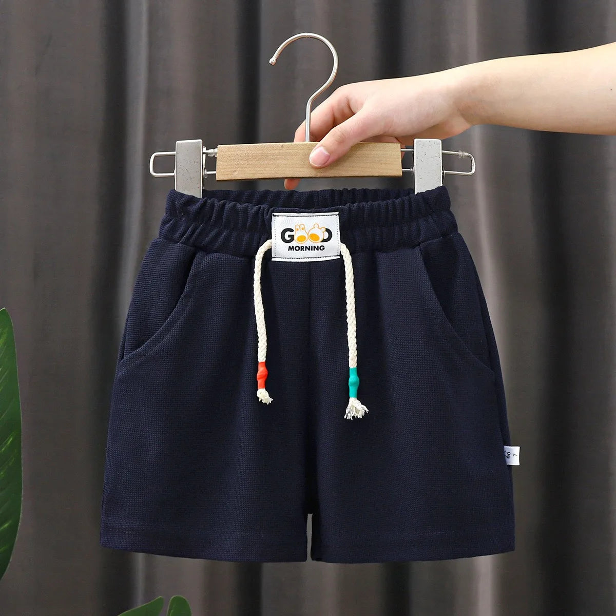 1pcs Summer Kids Shorts Boys Girls Solid Color Short Baby Solid Color Casual Pant Children Short Pant  Sport Clothing Outwear