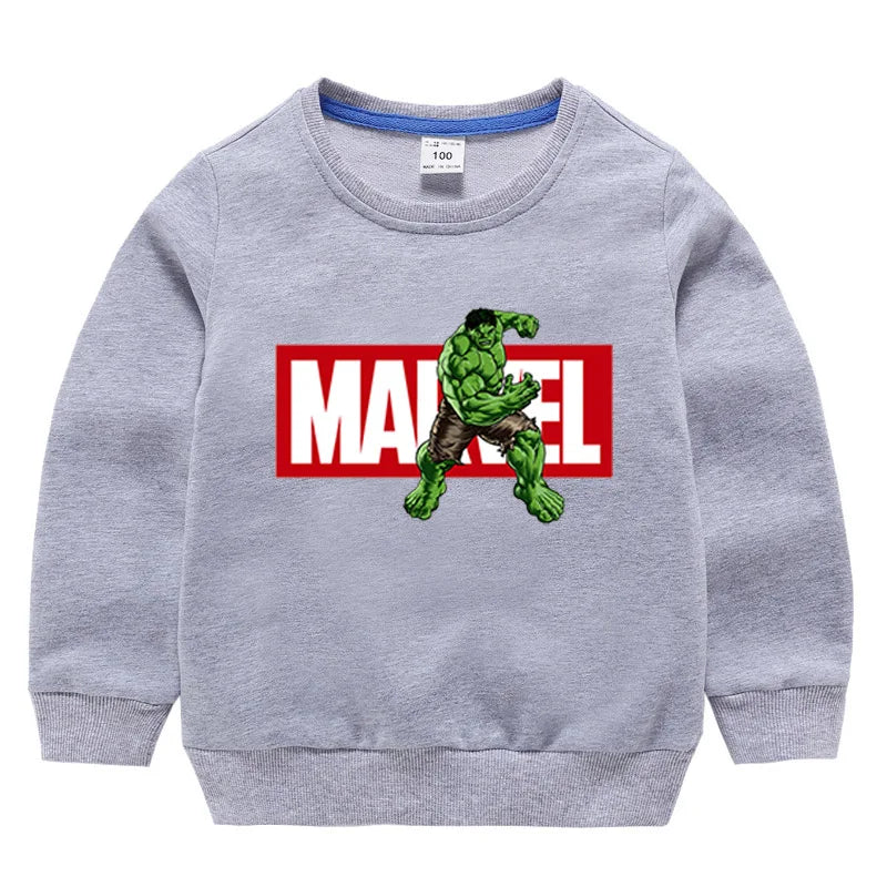 Hot Toys New Spring Autumn New Boys Cartoon Sweaters Children's Clothing Long Sleeve Knitwear Kids Jumper Top Outer Wear