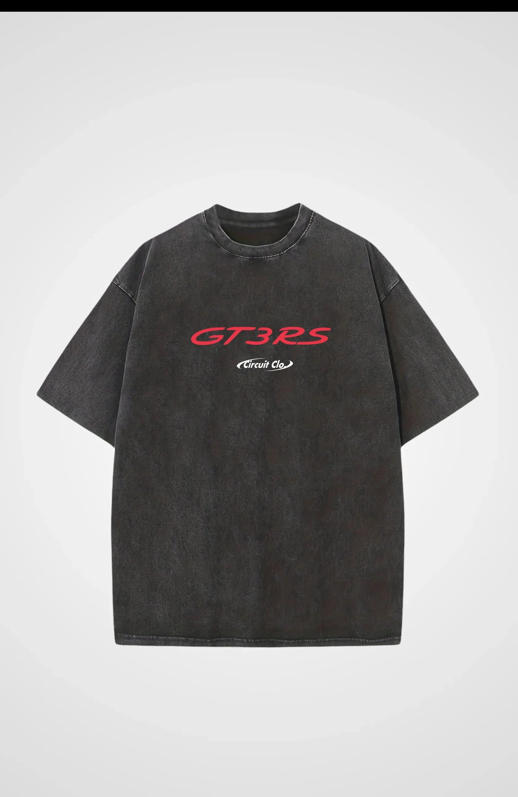 Washed T-Shirts Men Oversized Y2K T-Shirt Summer Retro Short Sleeve Sometimes You Need A GT3RS Washed Shirt Cotton Male Top Tee