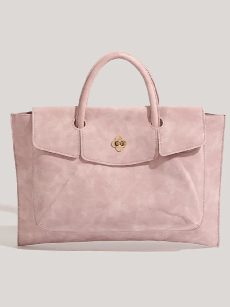 Ins Pink Leather Laptop Sleeve Handbag Case For Macbook Pro Air 13 13.3 14 15 15.6 Inch Waterproof Computer Bag Notebook Cover