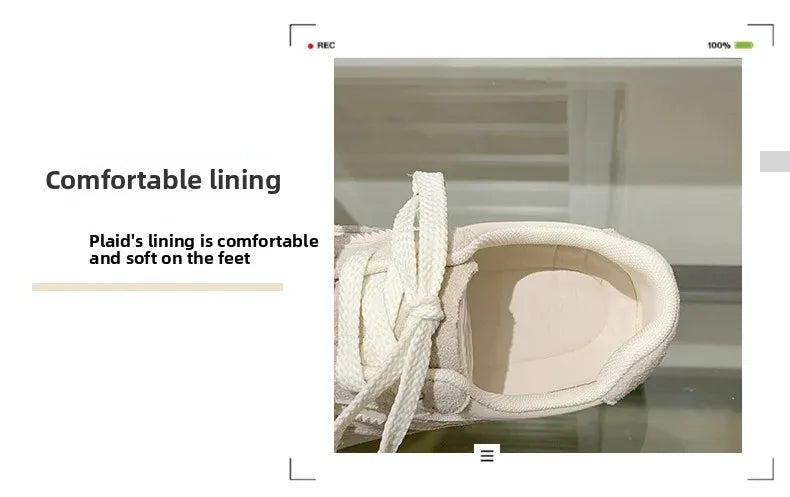 Women's Spring Summer Breathable Flat Casual Deqin Shoes Versatile Slip-On Flats Comfortable Polyurethane Outsole Striped Patter