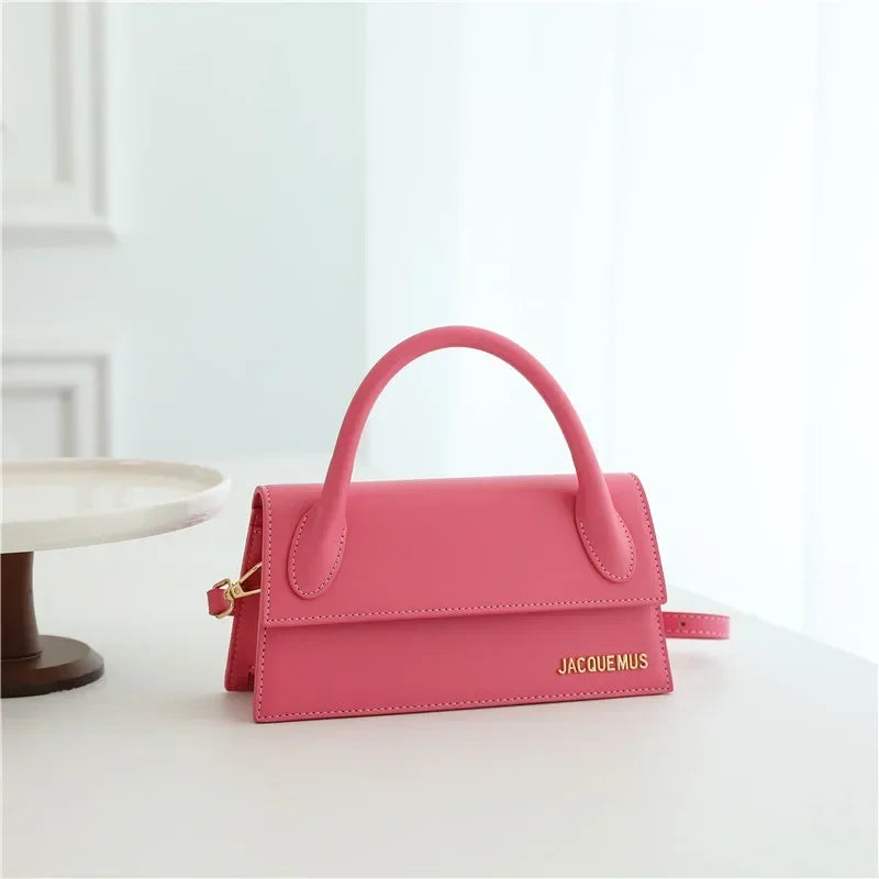 2025 Niche Design! Stylish Flap Small Square Bag - Handheld/Shoulder/Crossbody 3-Way Carry, Premium Leather Texture
