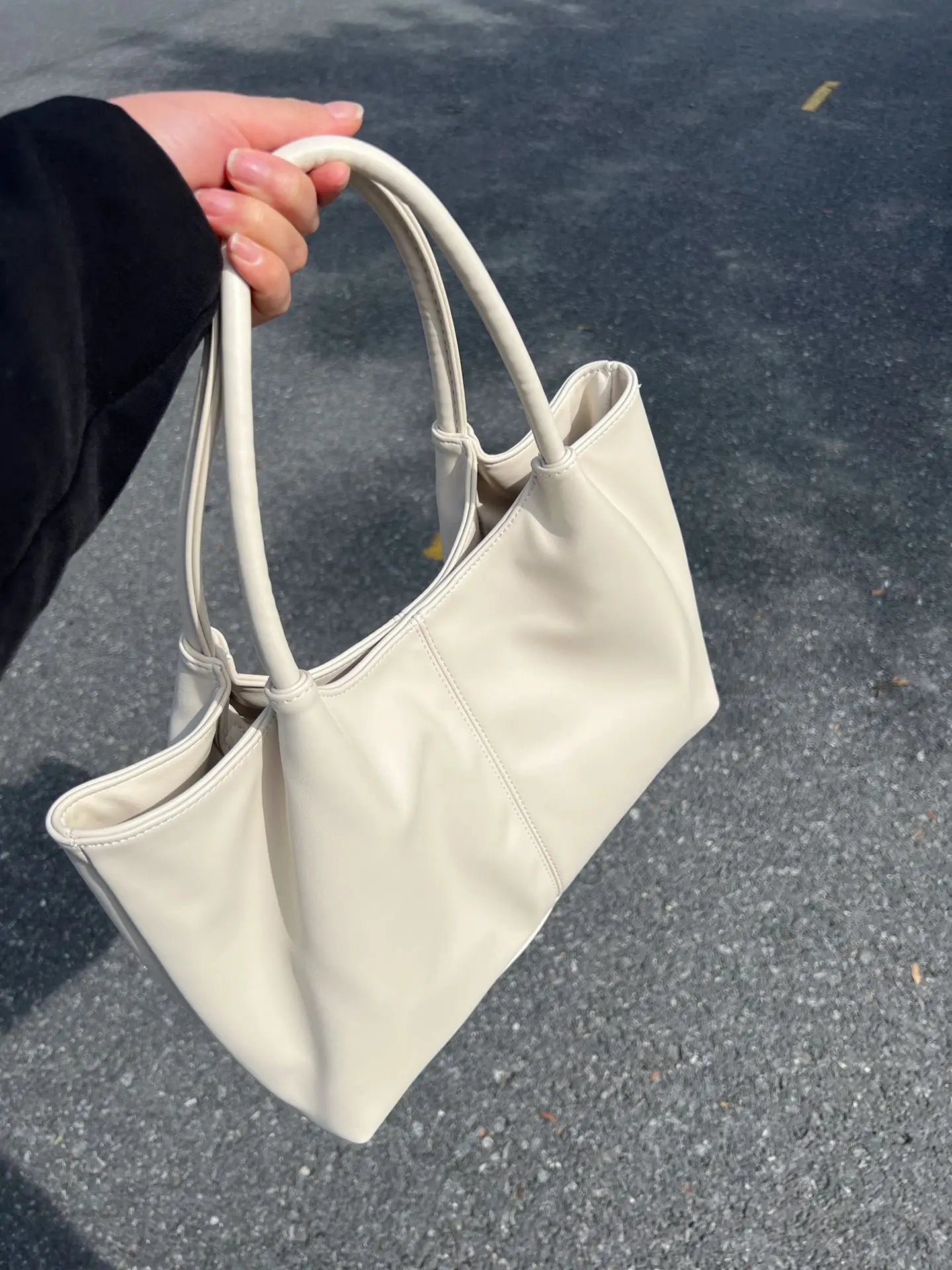 Large Capaci Commuter Ladies Tote Bag 2025 New Faion High-End Sensation Sli Single oulder Handbag Trendy Bag