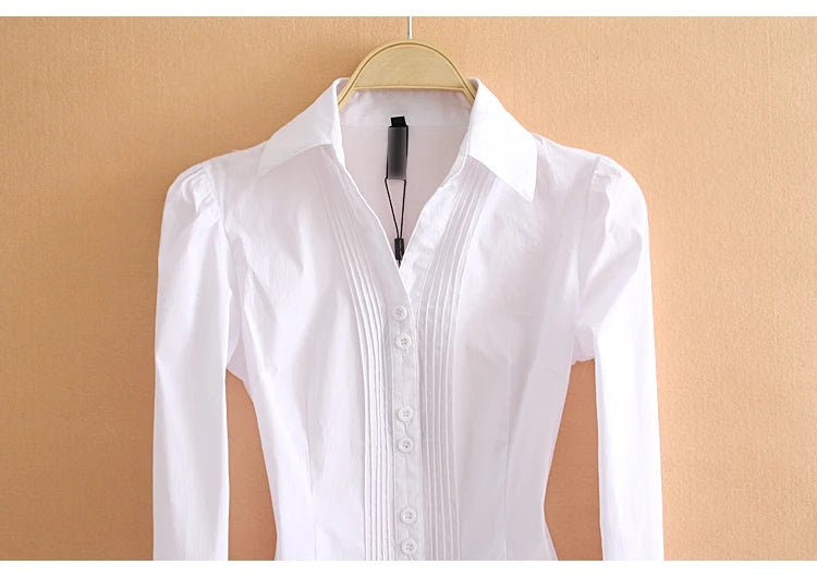 Elegant Bodysuits Female Fashion 2024 Long Sleeve Body Shirts Women Formal Office Lady White Blouses Work Rompers Clothes Outfit
