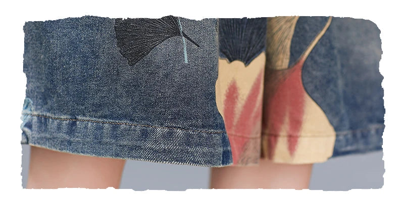 Oversized Jean Shorts Denim for Women Knee Length Jeans High Waisted Summer Korean Woman Ladies Womens Wide Leg Short Jean Femme