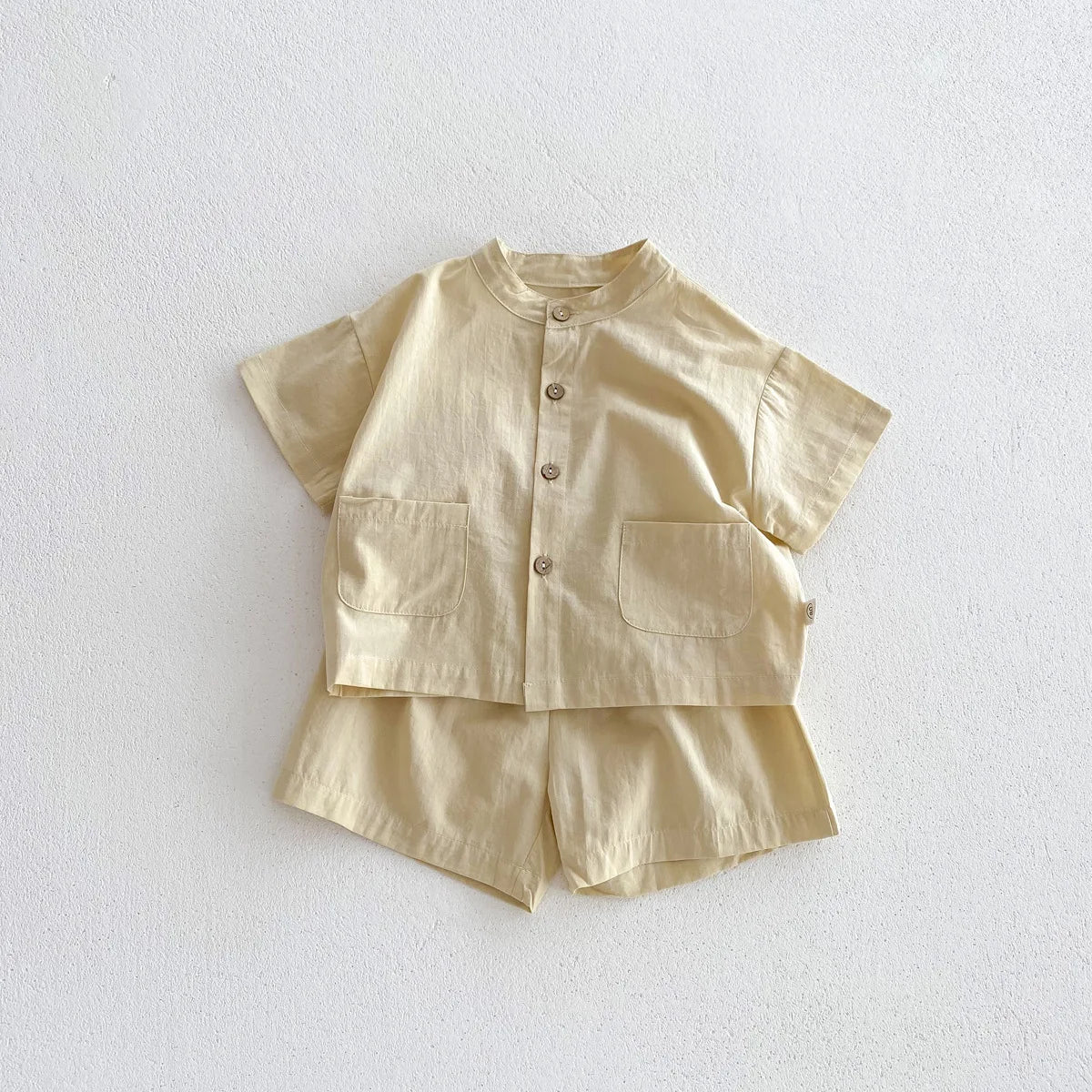 MILANCEL Chidren Clothing Set Casual Boys Suit  Short Sleeve Shirt And Pants 2 PCs Clothes Suit