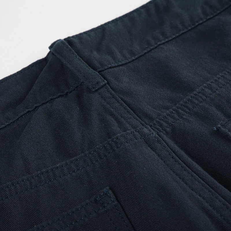 IAMSURE Casual Loose Rivet Jeans Wide Leg Pants Basic Low-Waisted Straight Pants Women 2025 Spring Autumn Streetwear Ladies