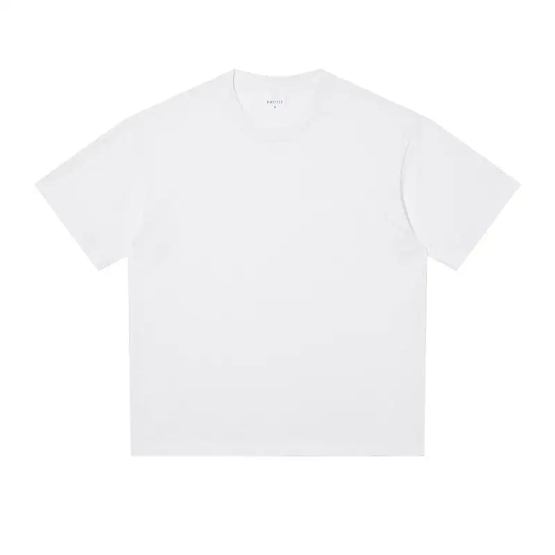 Oversized T Shirt for Men Women 280gsm Heavy Cotton Shirts Summer O-neck Oversize Tees Solid Casual Streetwear Fashion Clothing