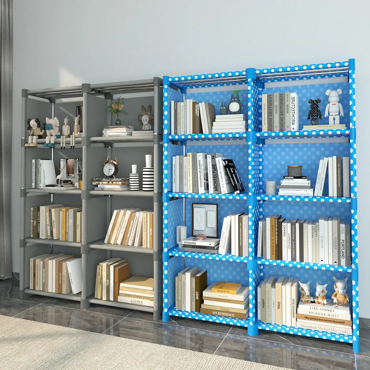 Simple Bookshelf Easy Assembly Bookcase Can Be Moved Children's Debris Rack Home Furniture Book Shelf Storage Locker Holders