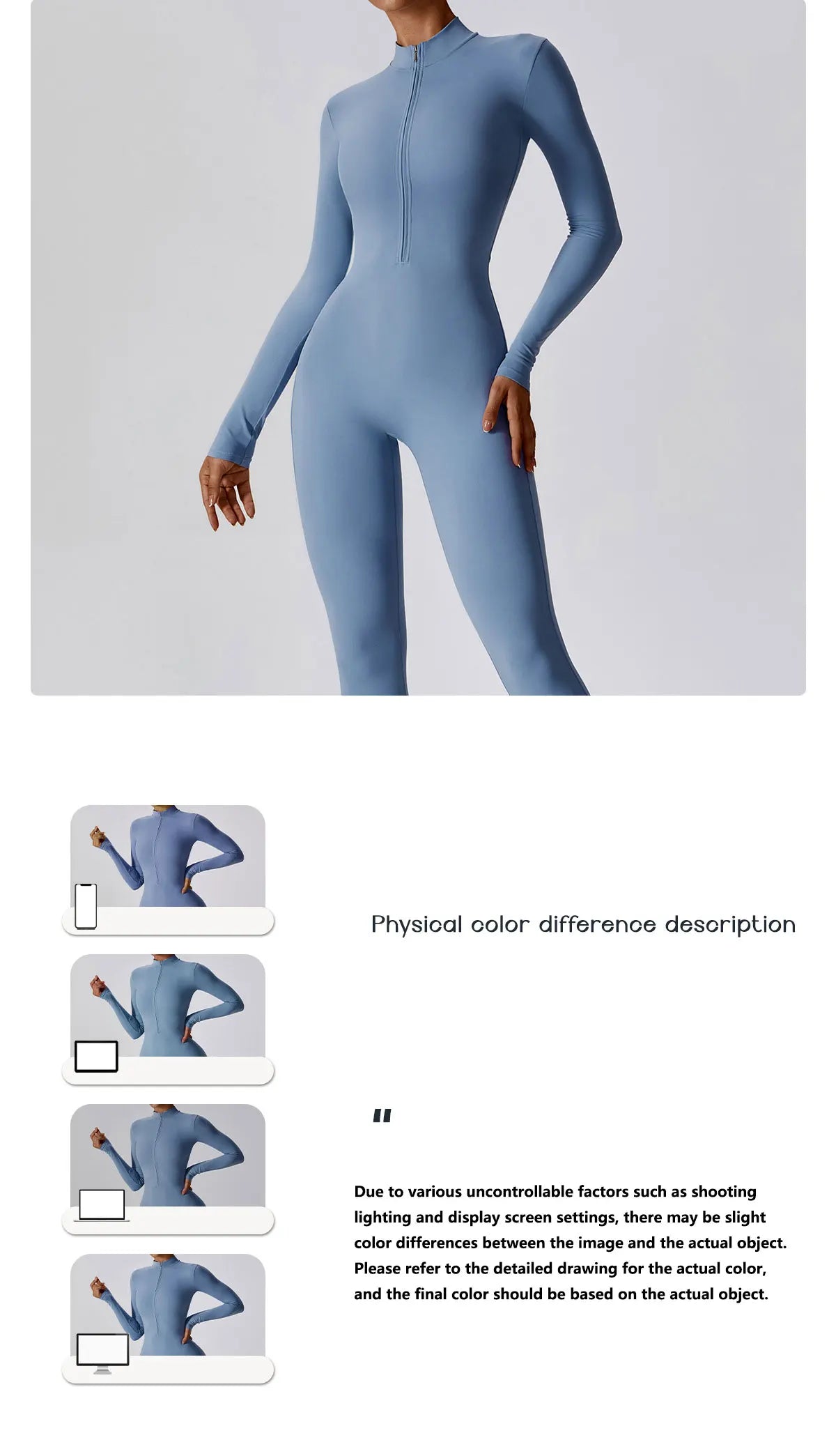 Yoga Boilersuit Long Sleeved Women's Sportswear Gym Zipper Jumpsuits Workout High-intensity Fitness One-piece Skin-tight Garment