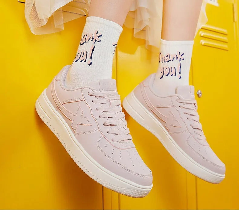 Xtep Men Skateboarding Shoes Non-Slip Casual White Couple Skate Sneakers Male Female Luxury Brand Shoes 881219319851