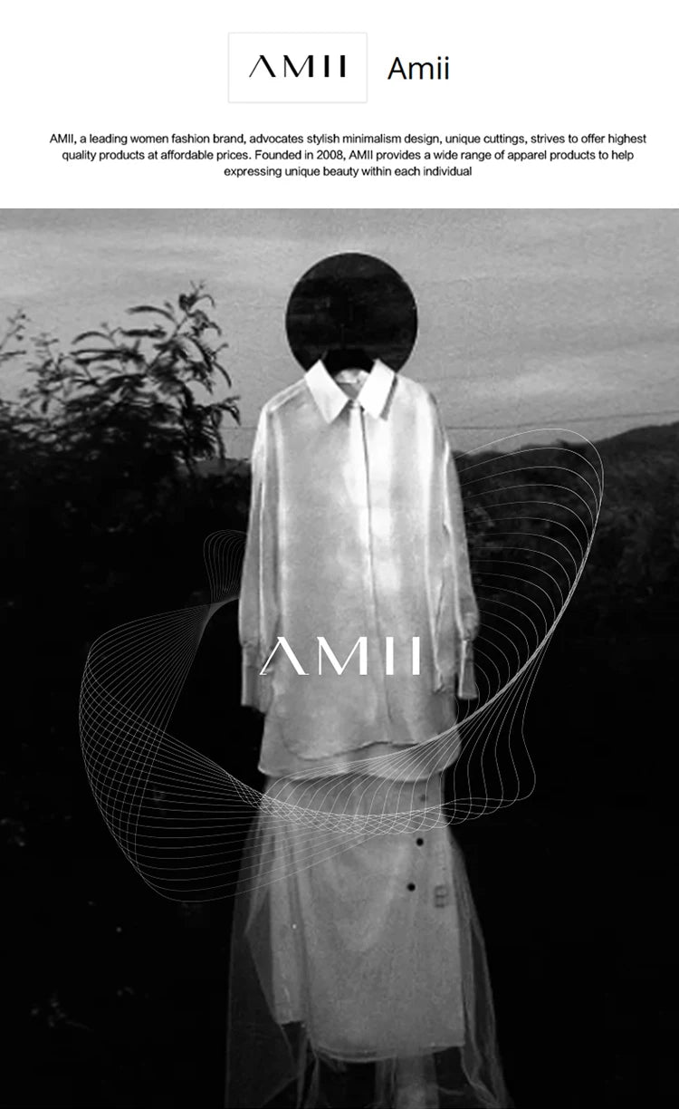 AMII Minimalism 2023 Summer Women's T-shirt Classic Style Casual V-neck Short Sleeve Solid Stretch Female Tops & Tees 12312013