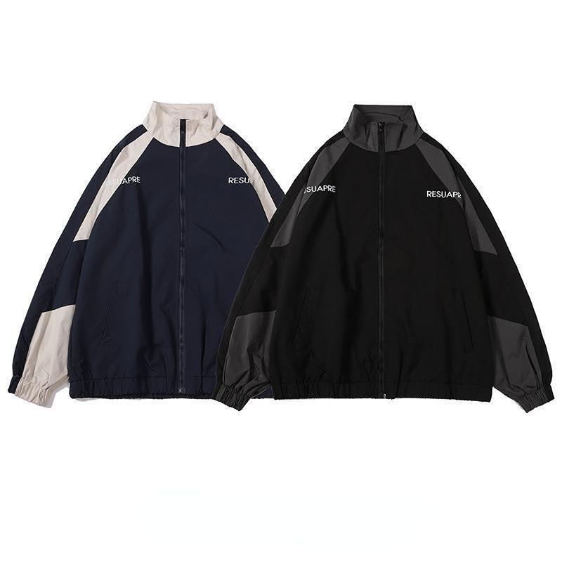 Hip Hop Varsity Jacket Women Y2K Streetwear Patchwork Letter Windbreaker Coats Korean Fashion Spring Summer Thin College Jackets