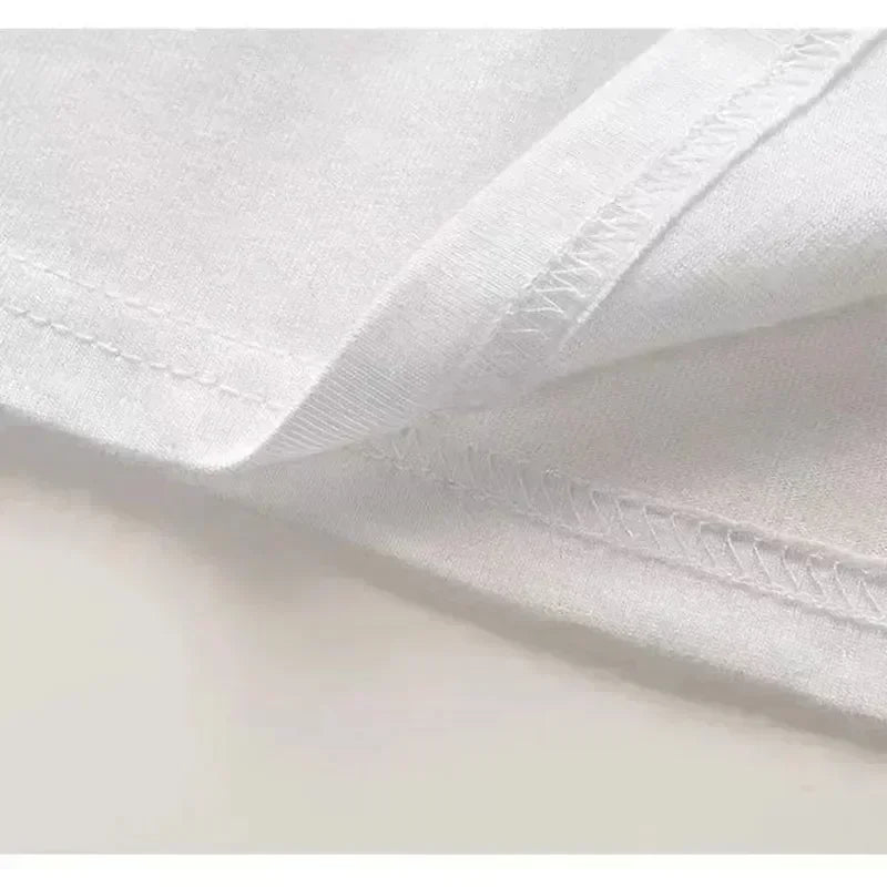 Radiohead Vintage Print T Shirt Men's Oversized 100% Cotton Unisex T-shirts Hip Hop Rock Band Hail To The Thief Music Album Tees