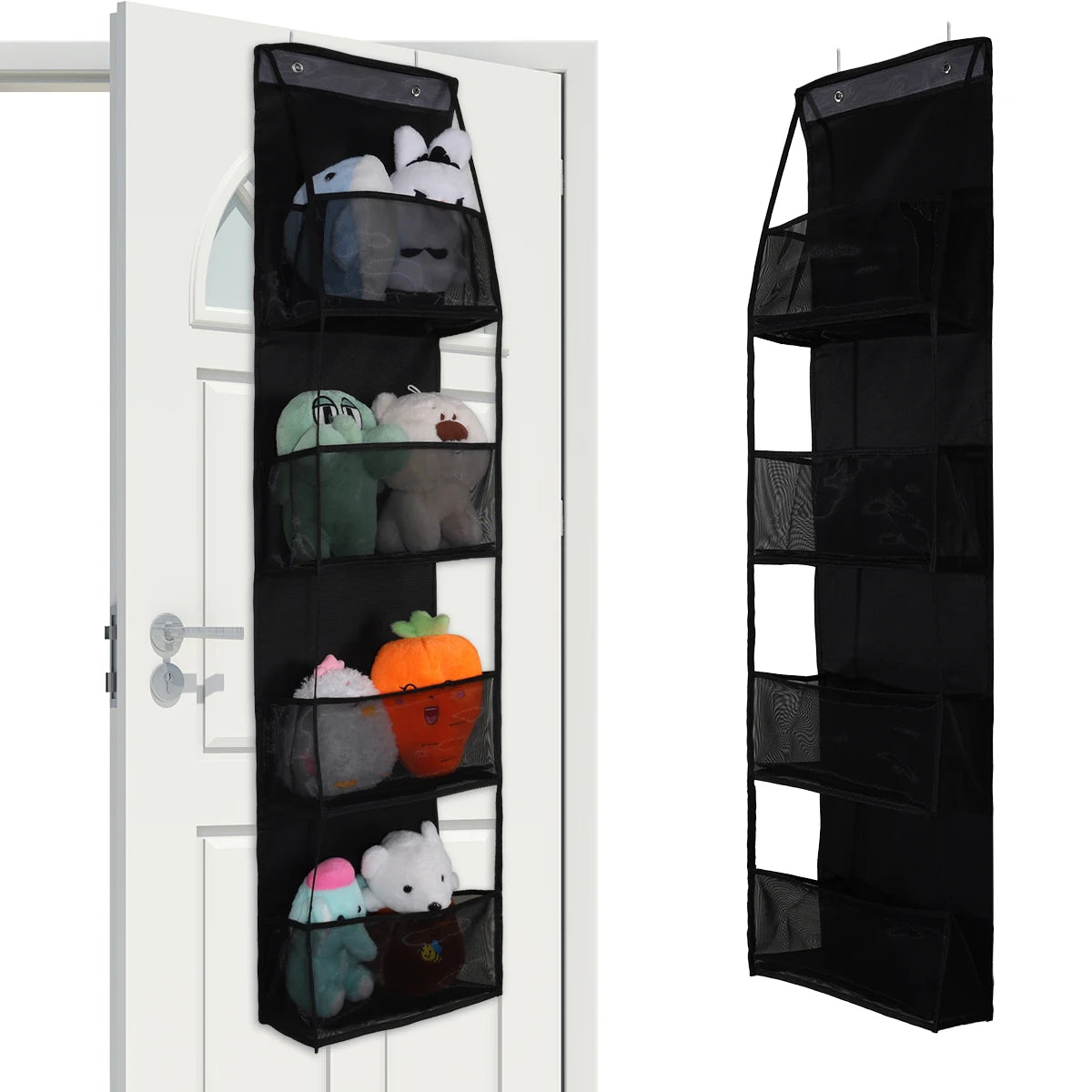 1pc 4 /6Layer Over The Door Hanging Organizer Cosmetics Wall Hanging Storage Organizerfor Nursery Bathroom Closet Bedroom Dorm