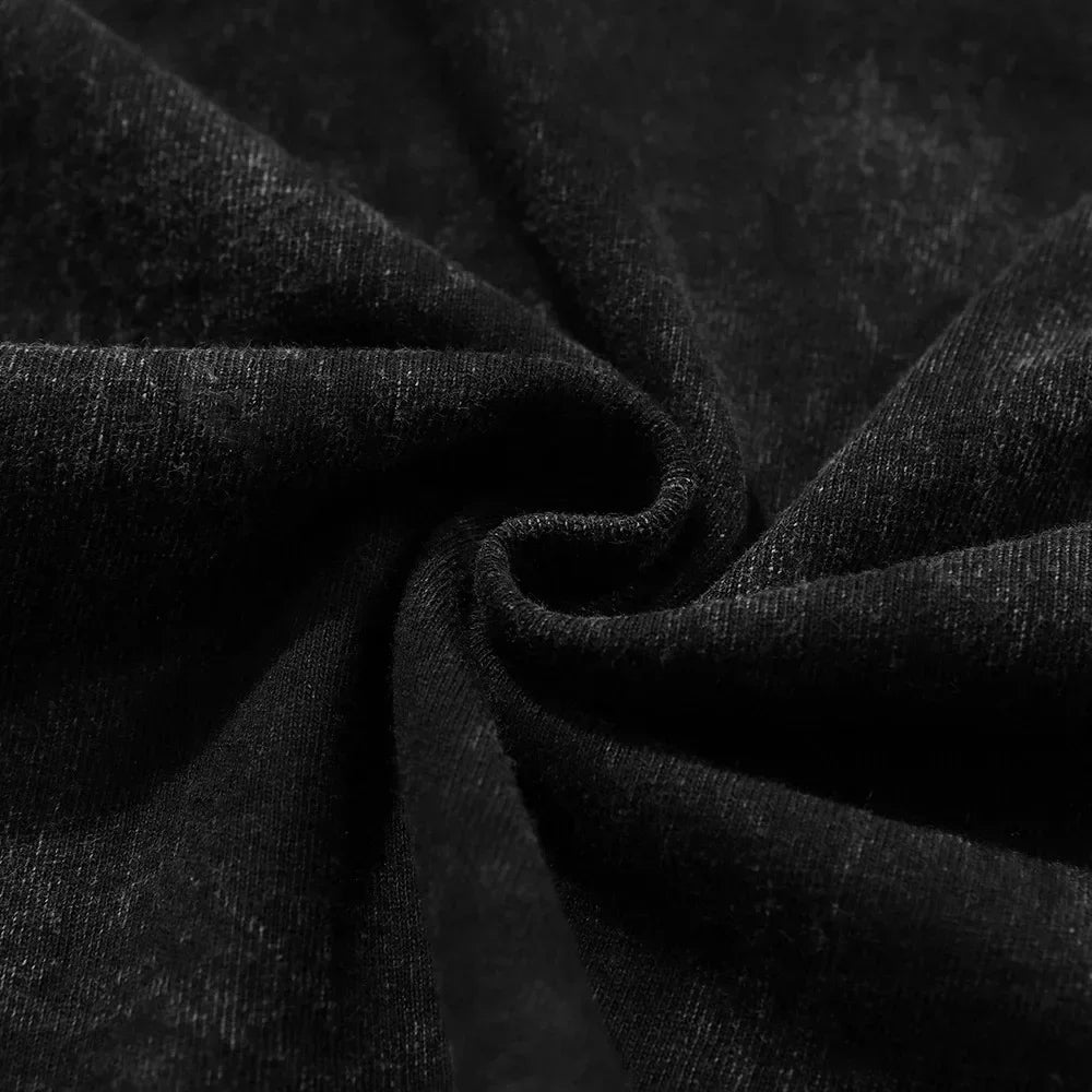 Washed T Shirts Vintage Cars 95 Lightning McQueen Hip Hop Retro T-Shirt Streetwear Short Sleeve Tops Tops Tees for Men Women