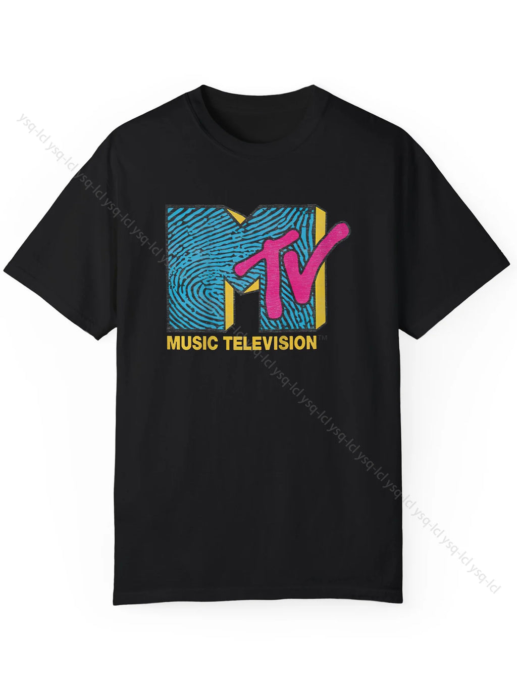 Tv-printed Men's T-shirts Are Fashionable Casual Sporty Short-sleeved Versatile and Comfortable for Both Men and Women in Summer