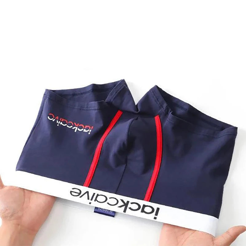 4Pcs Underwear Men's Boxer Shorts Sexy Panties Cotton Boxers Man Underpants Male Shorts Homme U Convex Lingerie Wholesale Lots