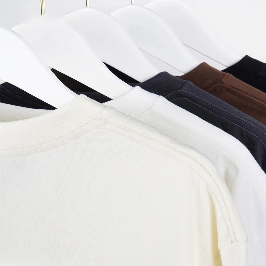 Oversized Summer T shirts for Women Men Brown Casual Female Korean Streetwear Tees Unisex Basic Solid Young Cool Tops