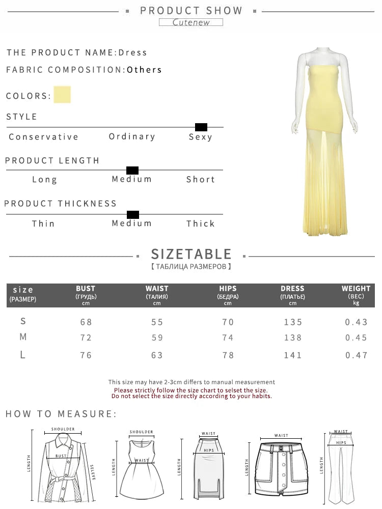 Nibber Patchwork Dress Women See Through Temperament Solid Pleated Strapless Sleeveless Backless Slim Banquet Party Vestidos