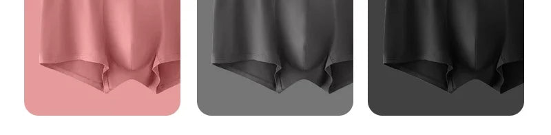 3pcs Men Panties Cotton BoxerShorts Man Underwear Mens Boxers Breathable U Convex Male Underpants Sexy Trunks