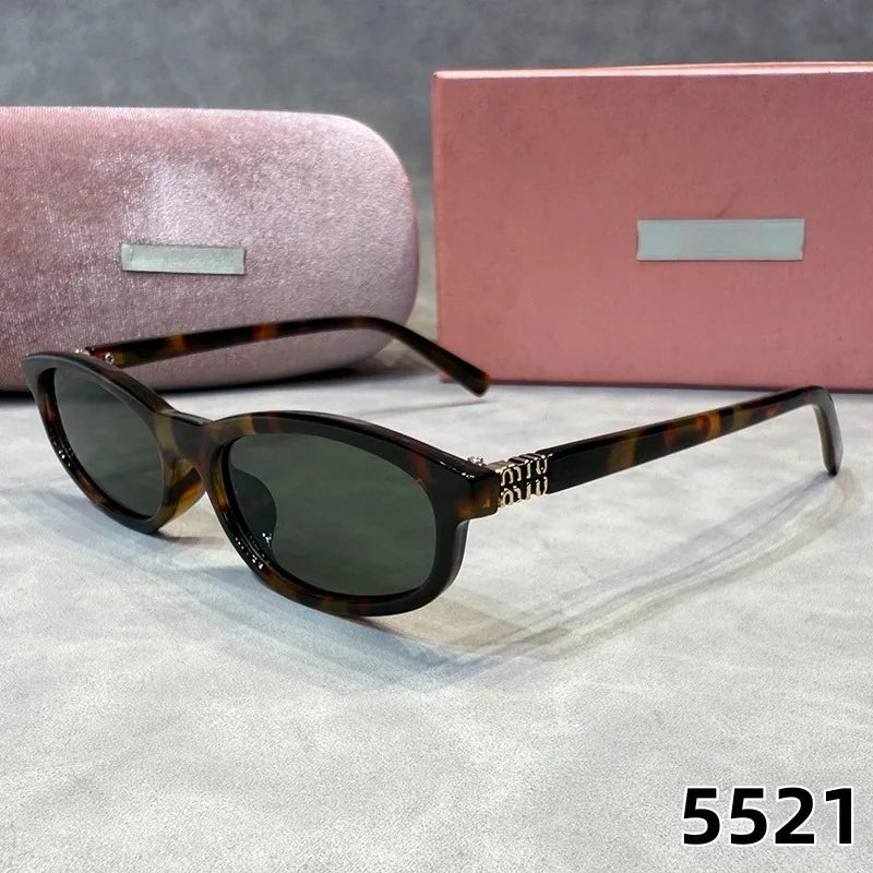 Chic Cat-Eye Sunglasses Women - Vintage Narrow Frame UV400 Shades, Fashion Retro Sun Glasses for Women