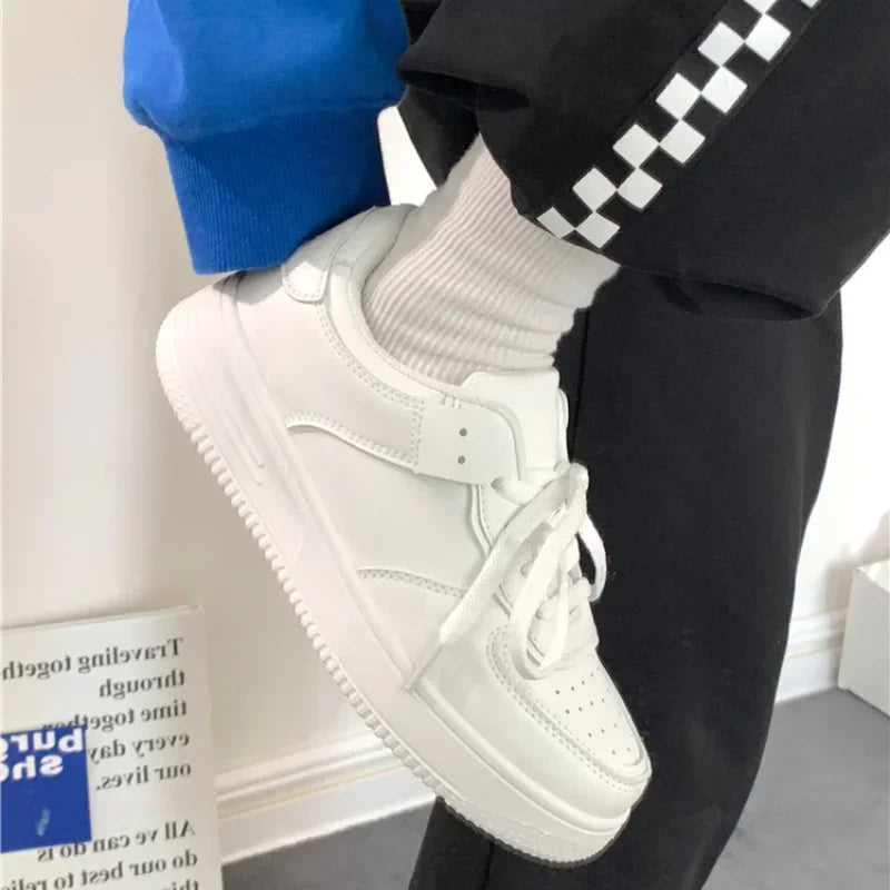 Tennis Sneakers Woman Spring Autumn Sports Board Shoes Fashion Comfort Colorful Casual Academy Style Little White Shoes Female
