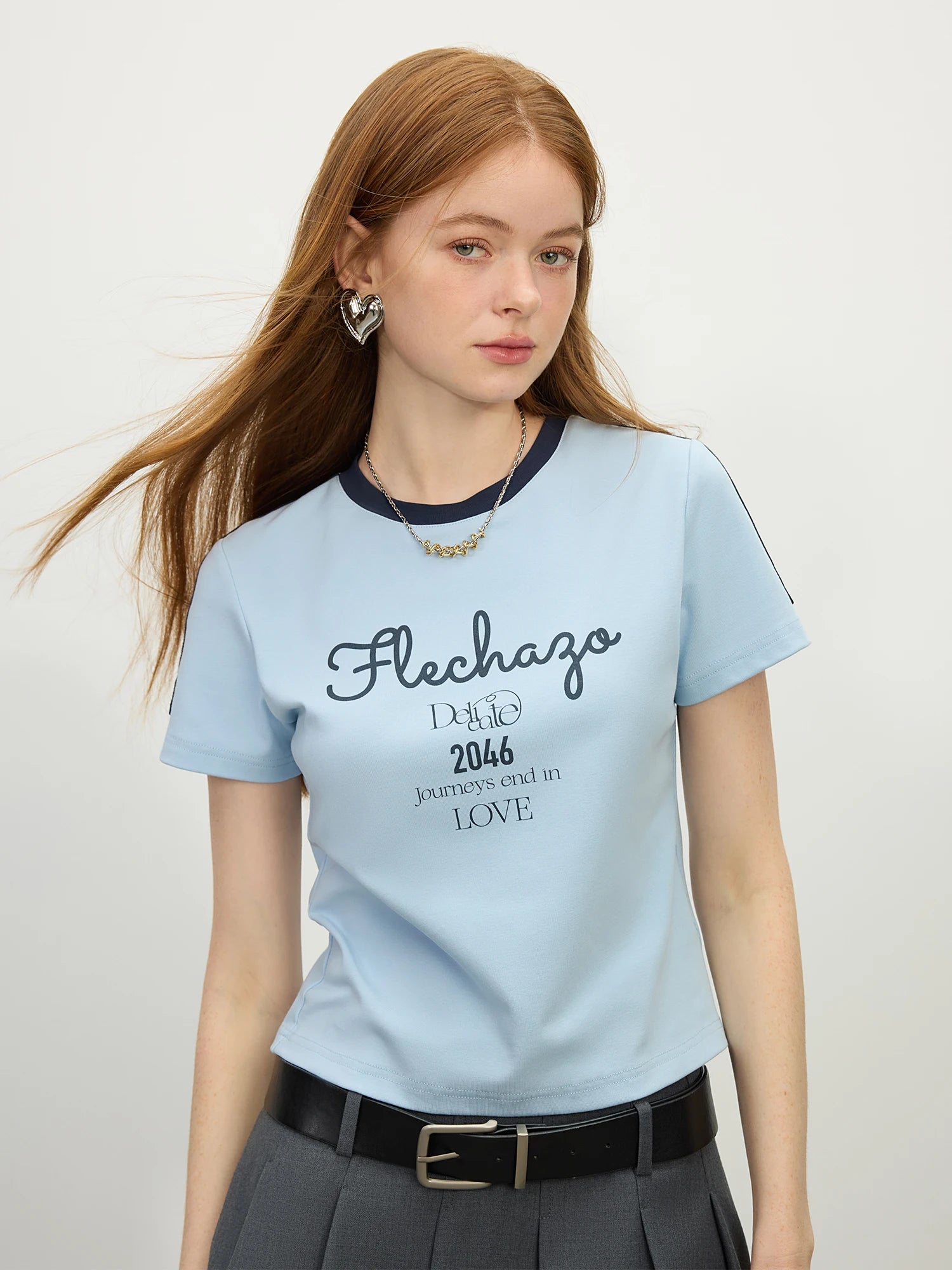 FSLE 2025 Summer Sporty Cropped Jersey Tee Petite Racerback Gym to Street Y2K Aesthetic Breathable Split Hem Reflective Trim