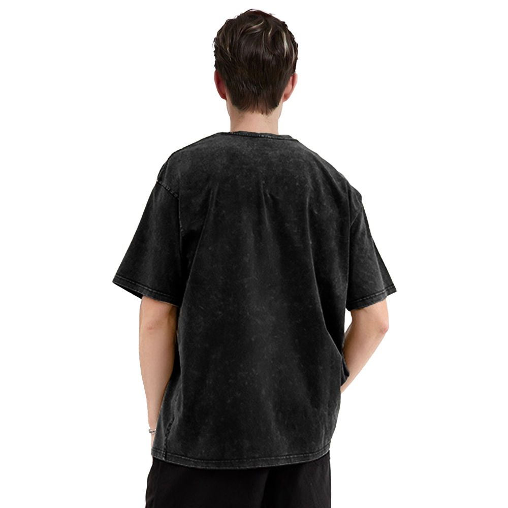 Elder Washed T Shirts Streetwear Hip Hop Fashion T-Shirts Game Tees Tops for Men Women 100% Cotton Harajuku Graphic Printed