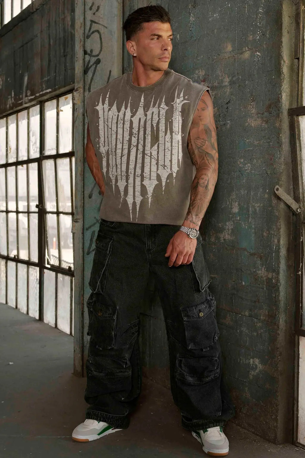 Men's Fitness Tank Top 2025 New Men's Cotton T-shirt Men's Running Training Home Sleeveless Shirt Family Party Men's Sleeveless